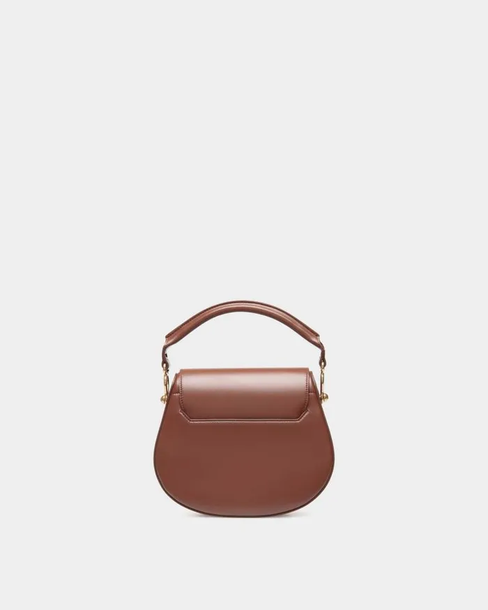 Women Bally Crossbody Bags Lune Crossbody Bag In Brown Leather Brown Women Bally Crossbody Bags Lune Crossbody Bag In Brown Leather Brown
