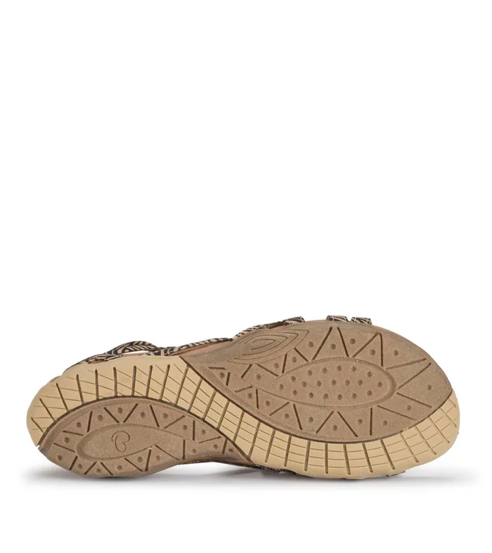 Women Baretraps Active Sandals Samina Sandal Nude Multi Tiger