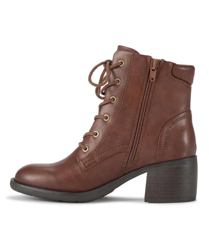 Women Baretraps Booties Allister Lace Up Bootie Brush Brown