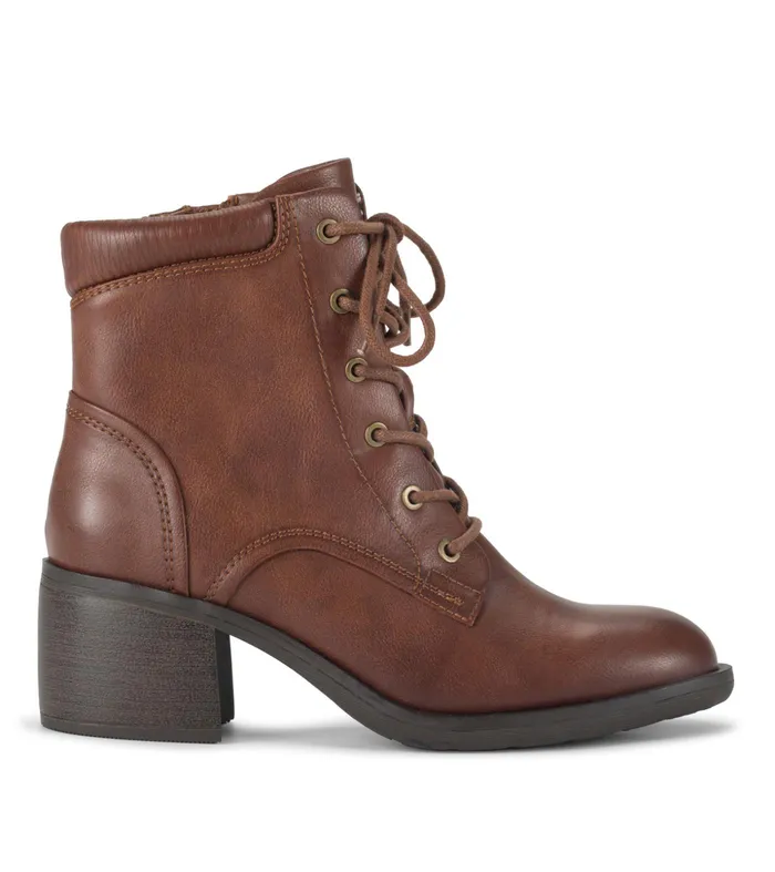 Women Baretraps Booties Allister Lace Up Bootie Brush Brown