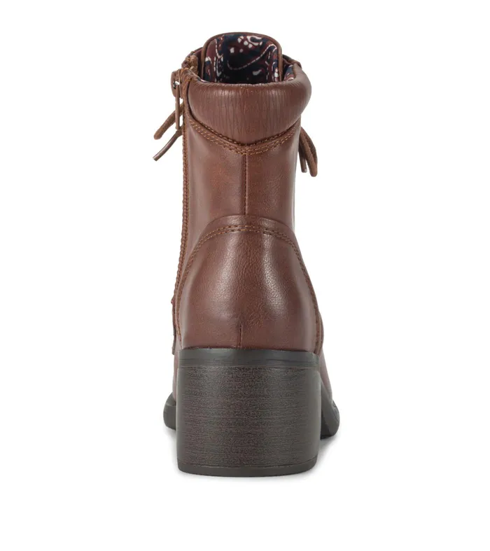 Women Baretraps Booties Allister Lace Up Bootie Brush Brown