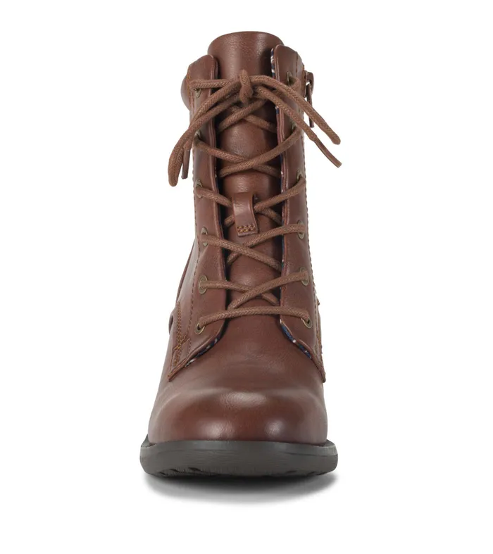 Women Baretraps Booties Allister Lace Up Bootie Brush Brown