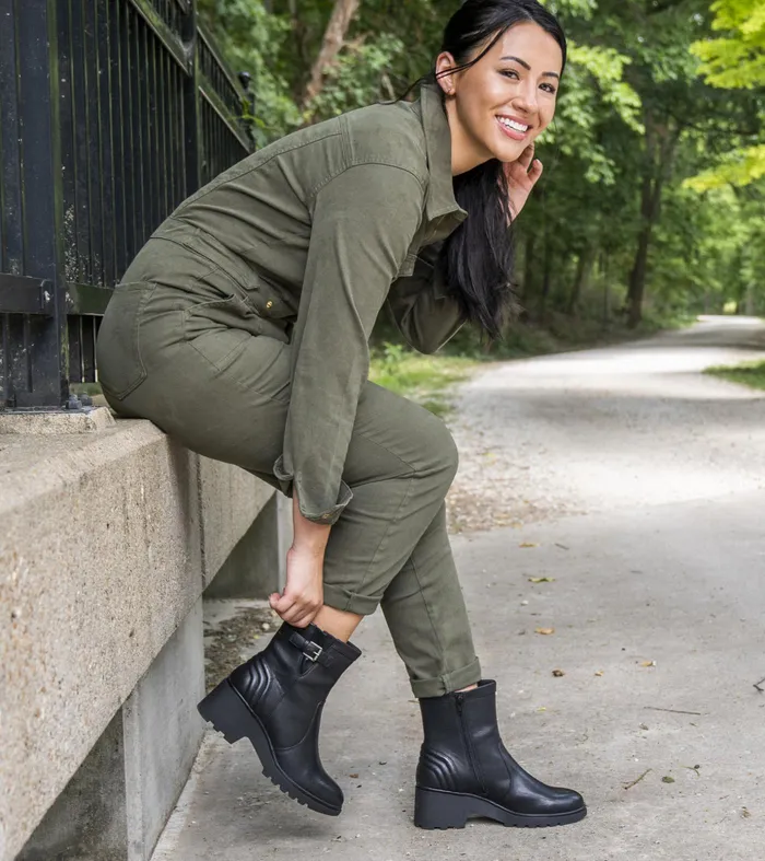 Women Baretraps Booties Dovey Midi Boot Black