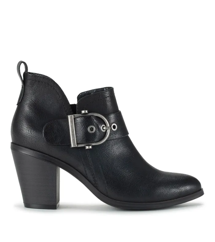 Women Baretraps Booties Karina Block Heel Ankle Bootie Black