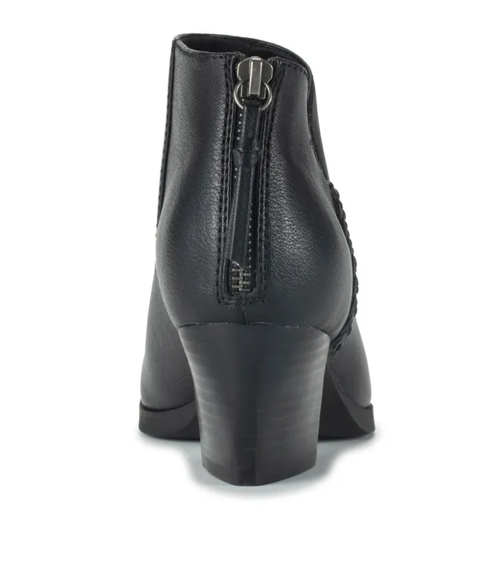 Women Baretraps Booties Lauryn Block Heel Ankle Bootie Black