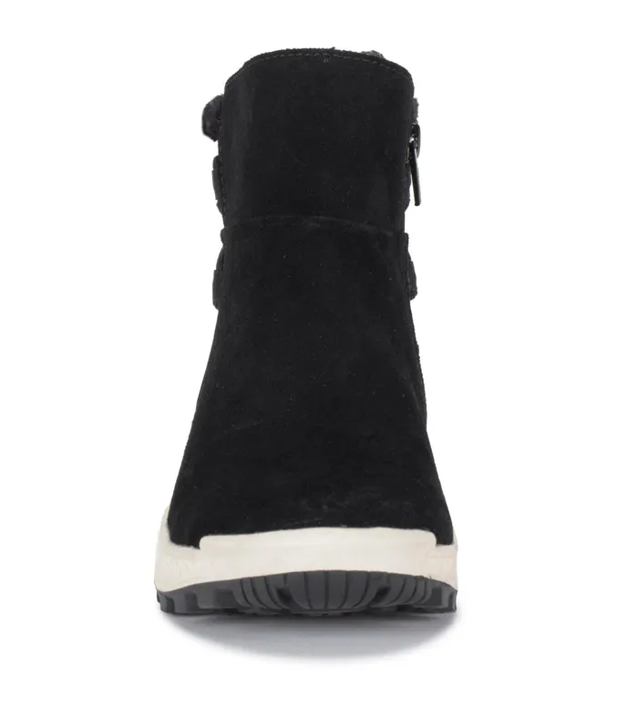 Women Baretraps Booties Mandie Cold Weather Bootie Black Suede