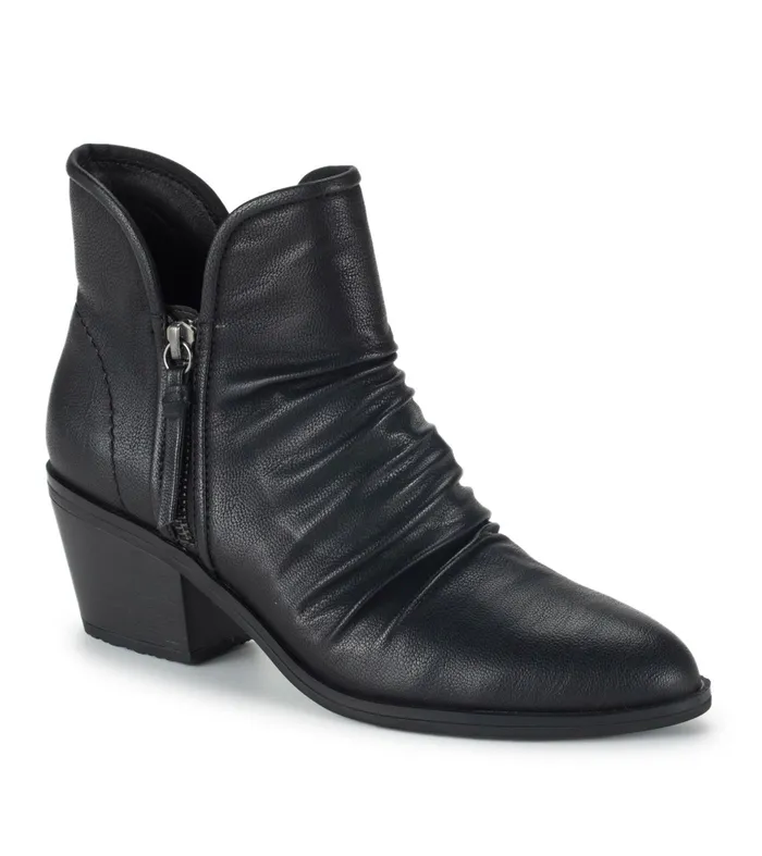 Women Baretraps Booties Serenity Block Heel Bootie Black