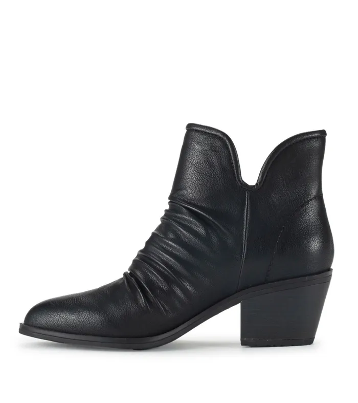 Women Baretraps Booties Serenity Block Heel Bootie Black