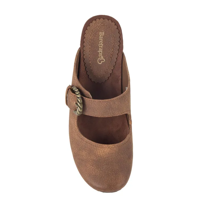 Women Baretraps Clogs and Mules Luna Mary Jane Mule Cashew