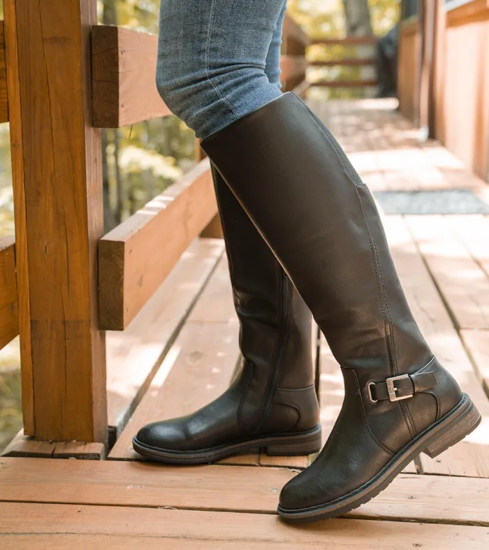 Women Baretraps Knee High Boots Autumn Riding Boot Mushroom