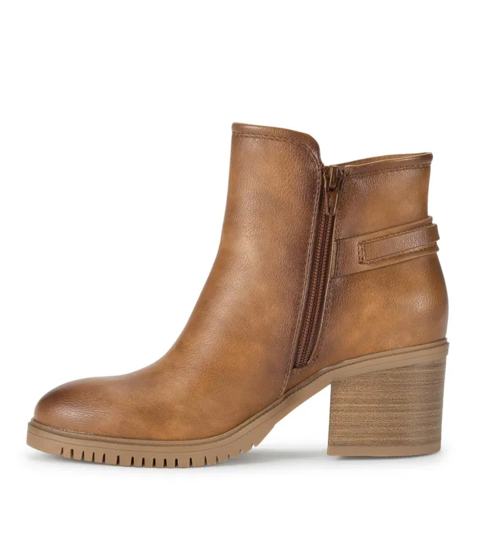 Women Baretraps Posture Plus Boots Felicia Bootie Cognac