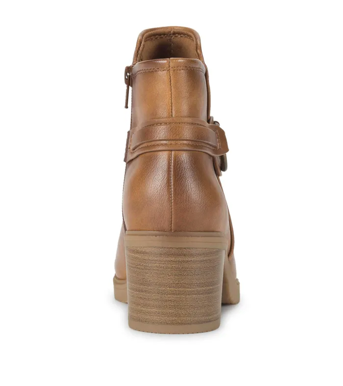 Women Baretraps Posture Plus Boots Felicia Bootie Cognac