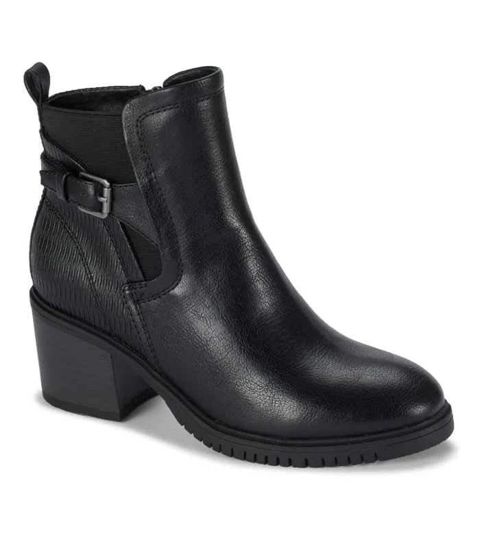 Women Baretraps Posture Plus Boots Fremily Block Heel Boot Black