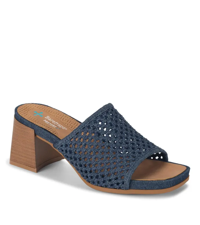 Women Baretraps Posture Plus Sandals Brenda Block Heel Sandal Dark Denim