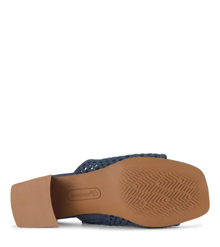 Women Baretraps Posture Plus Sandals Brenda Block Heel Sandal Dark Denim