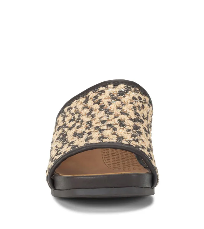 Women Baretraps Posture Plus Sandals Brenda Block Heel Sandal Natural Multi