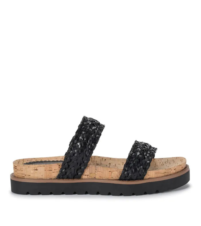 Women Baretraps Slides and Slip On Sandals Deanne Slide Sandal Black
