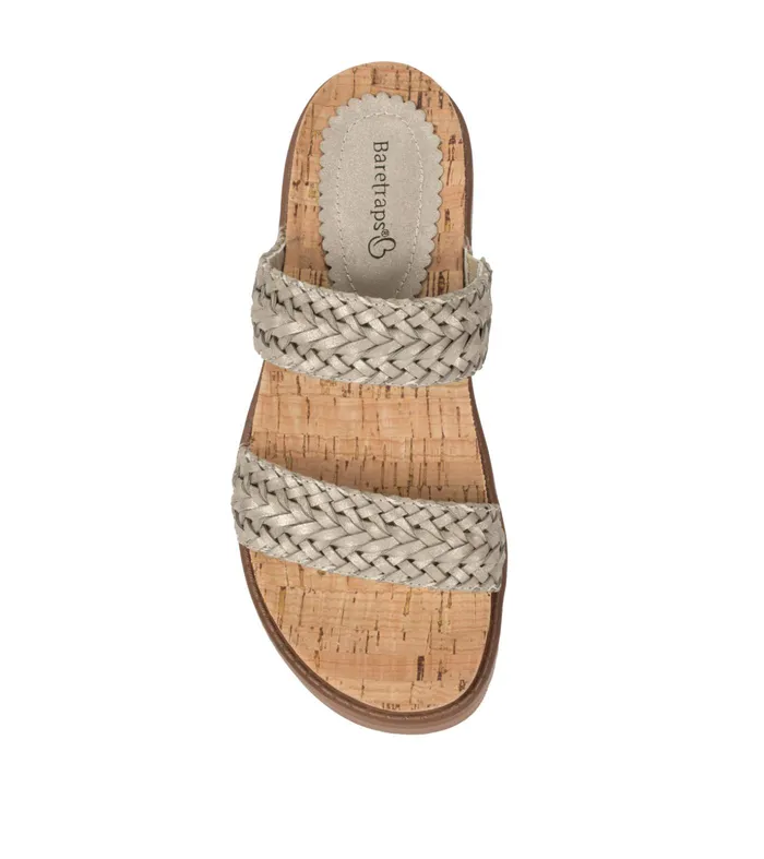 Women Baretraps Slides and Slip On Sandals Deanne Slide Sandal Champagne