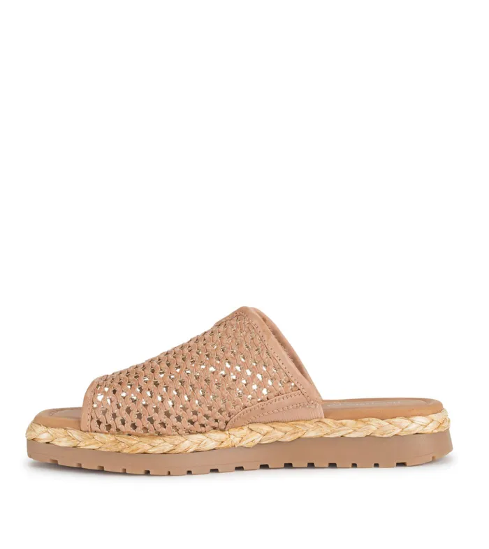 Women Baretraps Slides and Slip On Sandals Tasmine Slide Sandal Rouge