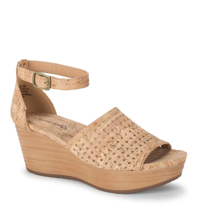 Women Baretraps Wedge Sandals Marta Wedge Sandal Natural Cork