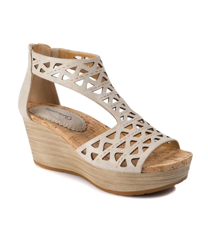 Women Baretraps Wedge Sandals Miriam Wedge Sandal Soft Gold