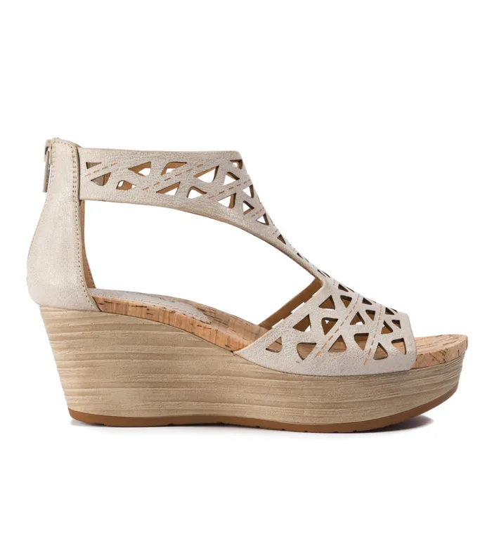 Women Baretraps Wedge Sandals Miriam Wedge Sandal Soft Gold