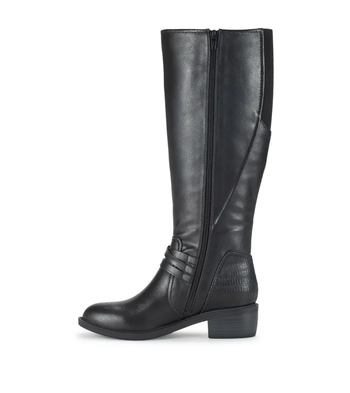 Women Baretraps Wide Calf Boots Stratford Wide Calf Riding Boot Black