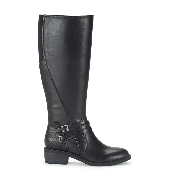 Women Baretraps Wide Calf Boots Stratford Wide Calf Riding Boot Black