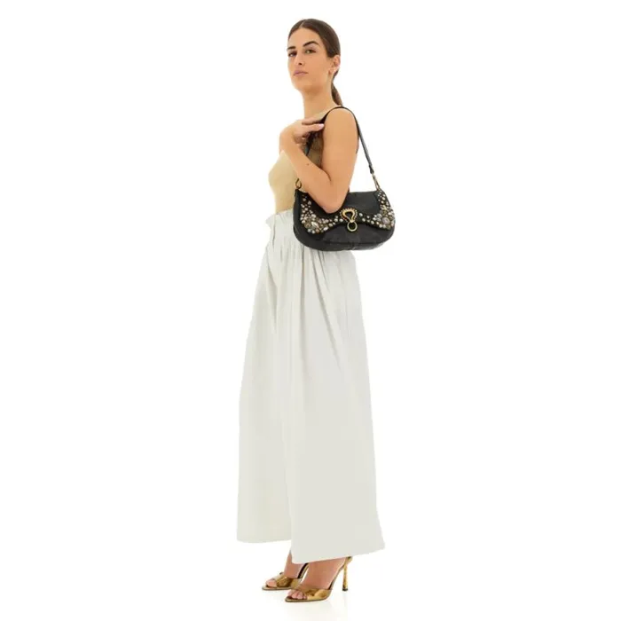 Women Bella Di Notte Black Campomaggi ShoulderHobo Bag Women Bella Di Notte Black Campomaggi ShoulderHobo Bag