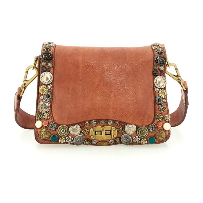 Women Bella Di Notte Brown Campomaggi Crossbody Bags