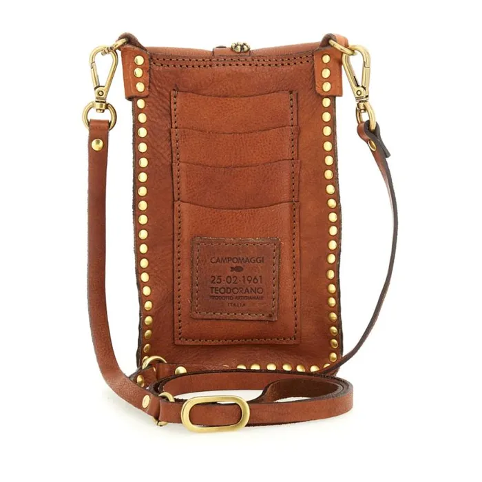 Women Bella Di Notte Cognac Campomaggi Shoulder Straps And Bags Accessories