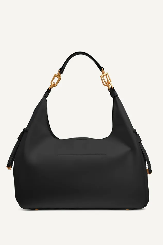 Women BELLEROSE HOBO Black Donna Karan New York Shoulder And Hobo Bags Women BELLEROSE HOBO Black Donna Karan New York Shoulder And Hobo Bags