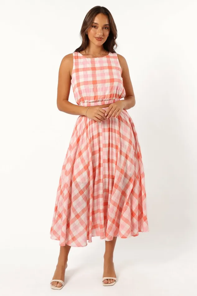 Women Betty Midi Skirt Rosey Pink Matching Sets Petal and Pup
