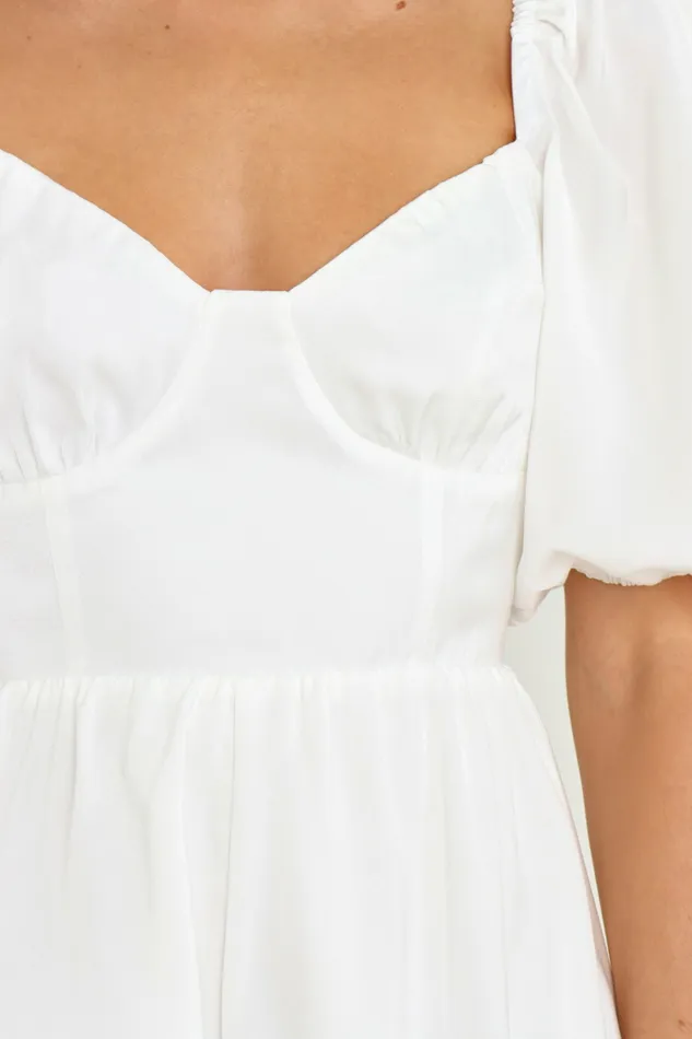 Women Billie Romper White Jumpsuits and Rompers Petal and Pup