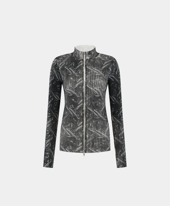 Women Black Alora Bubblewrap Knit Cardigan Daily Paper Hoodies and Sweaters