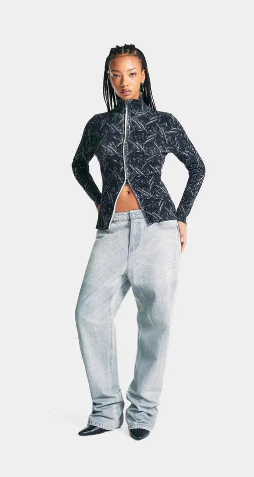 Women Black Alora Bubblewrap Knit Cardigan Daily Paper Hoodies and Sweaters Women Black Alora Bubblewrap Knit Cardigan Daily Paper Hoodies and Sweaters