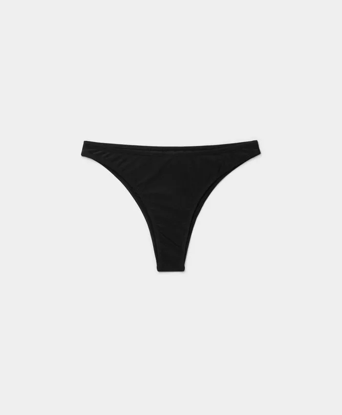Women Black Ekini Bottom Daily Paper Swimwear
