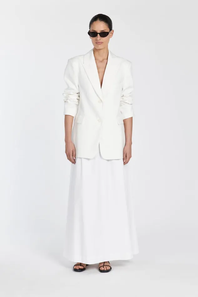Women Blazers DISSH HARLEY WHITE BOYFRIEND BLAZER
