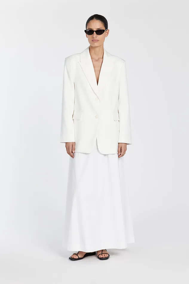 Women Blazers DISSH HARLEY WHITE BOYFRIEND BLAZER