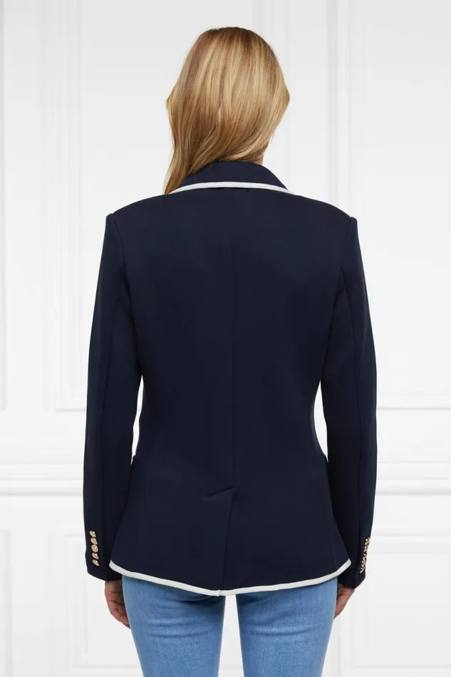 Women Blazers Holland Cooper Henley Blazer Ink Navy