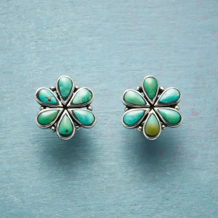 Women Blue Belle Earrings Sundance Catalog Earrings