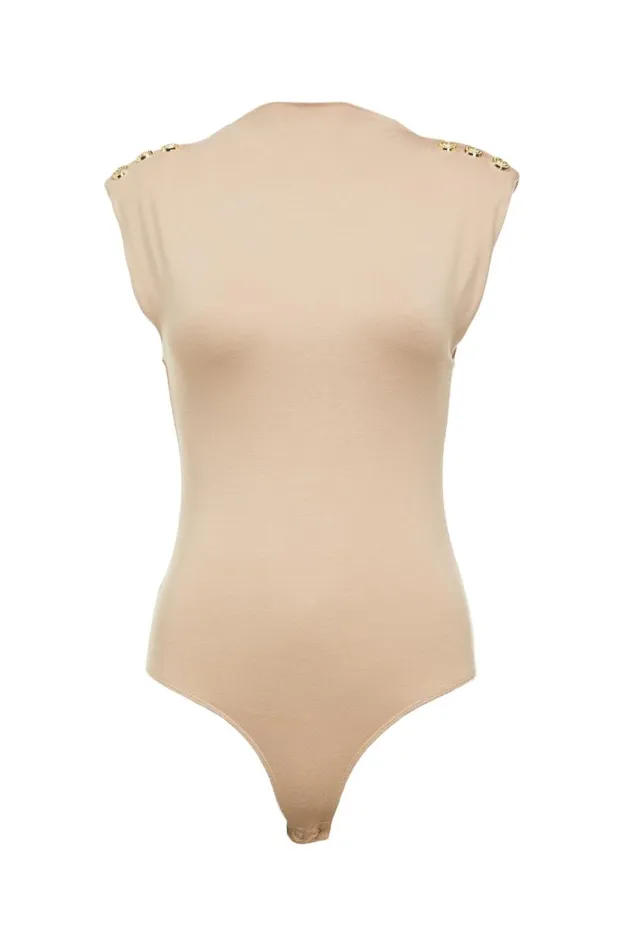 Women Bodysuits Holland Cooper Harper Bodysuit Light Camel Women Bodysuits Holland Cooper Harper Bodysuit Light Camel