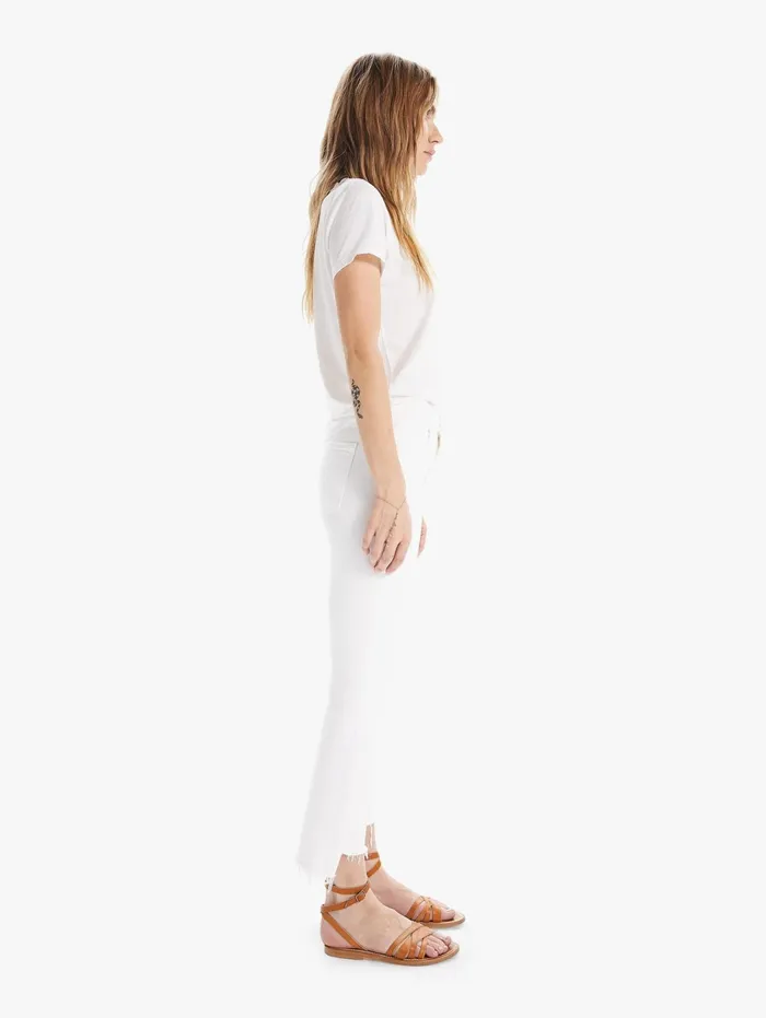Women Bootcut Mother Denim The Insider Crop Step Fray Fairest Of Them All