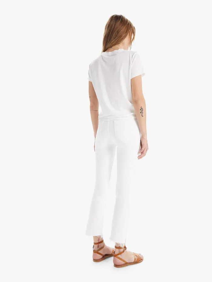 Women Bootcut Mother Denim The Insider Crop Step Fray Fairest Of Them All