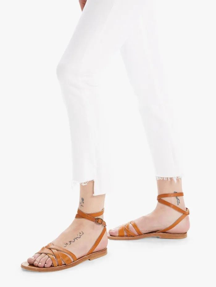 Women Bootcut Mother Denim The Insider Crop Step Fray Fairest Of Them All