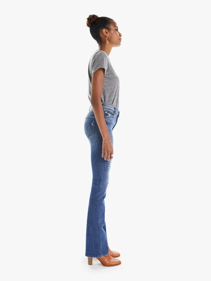 Women Bootcut Mother Denim The Insider Medium Blue