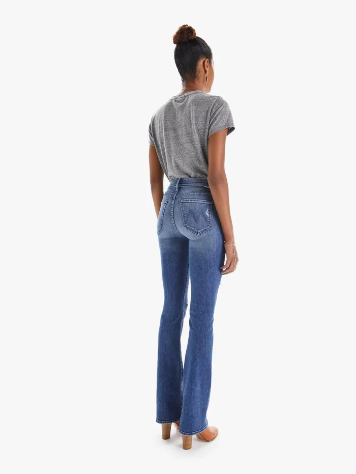 Women Bootcut Mother Denim The Insider Medium Blue
