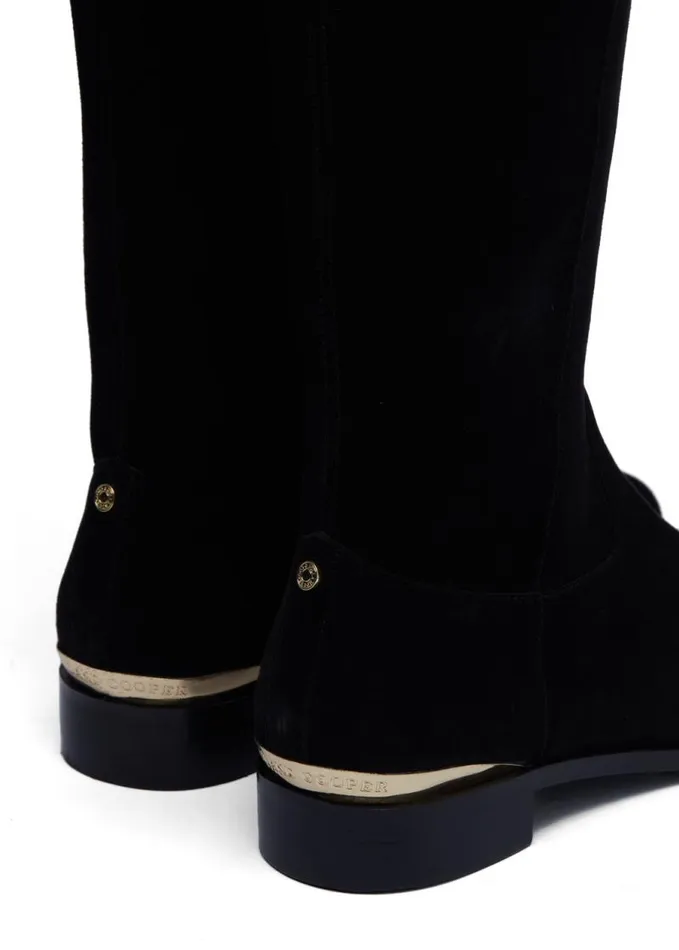 Women Boots Holland Cooper Albany Knee Boot Black Suede Women Boots Holland Cooper Albany Knee Boot Black Suede