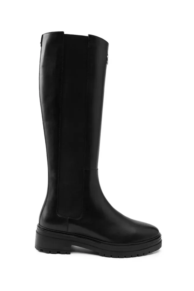 Women Boots Holland Cooper Astoria Knee Boot Black