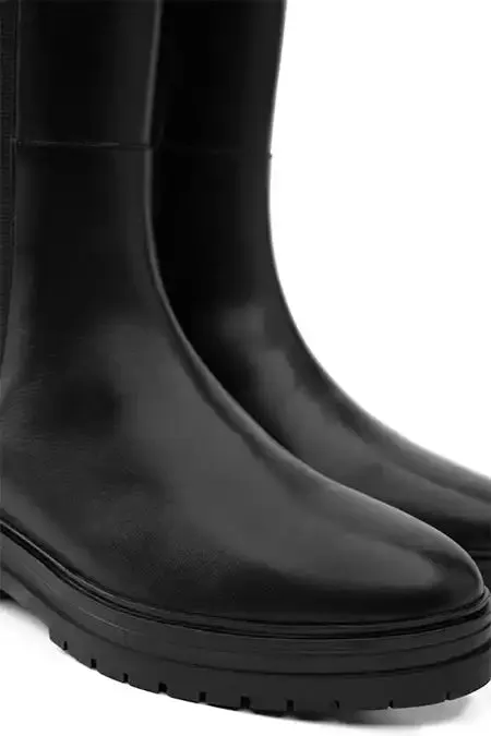 Women Boots Holland Cooper Astoria Knee Boot Black Women Boots Holland Cooper Astoria Knee Boot Black